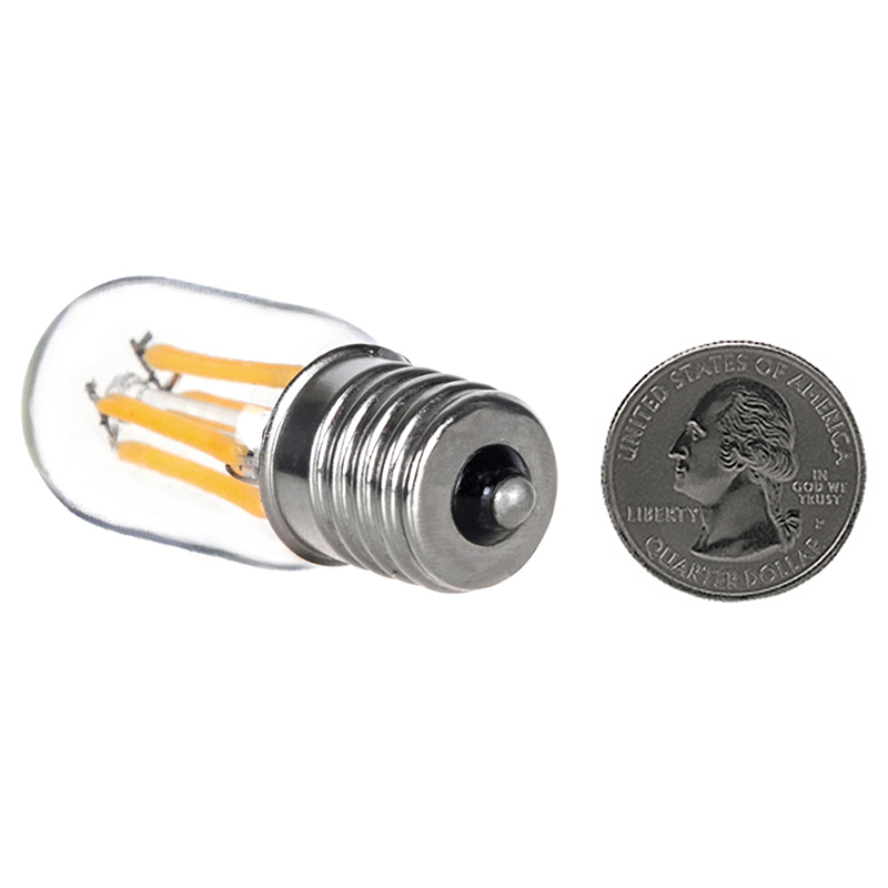 T22 E17 Intermediate Base 2W LED Vintage Antique Filament Light Bulb, 25W Equivalent, 4-Pack T22 E17 Intermediate Base 2W LED Vintage Antique Filament Light Bulb, 25W Equivalent, 4-Pack